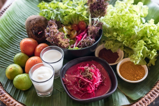 Mangosteen Ayurveda & Wellness Resort Yoga Retreat Phuket Thailand Fresh Summer Vegetable Salad