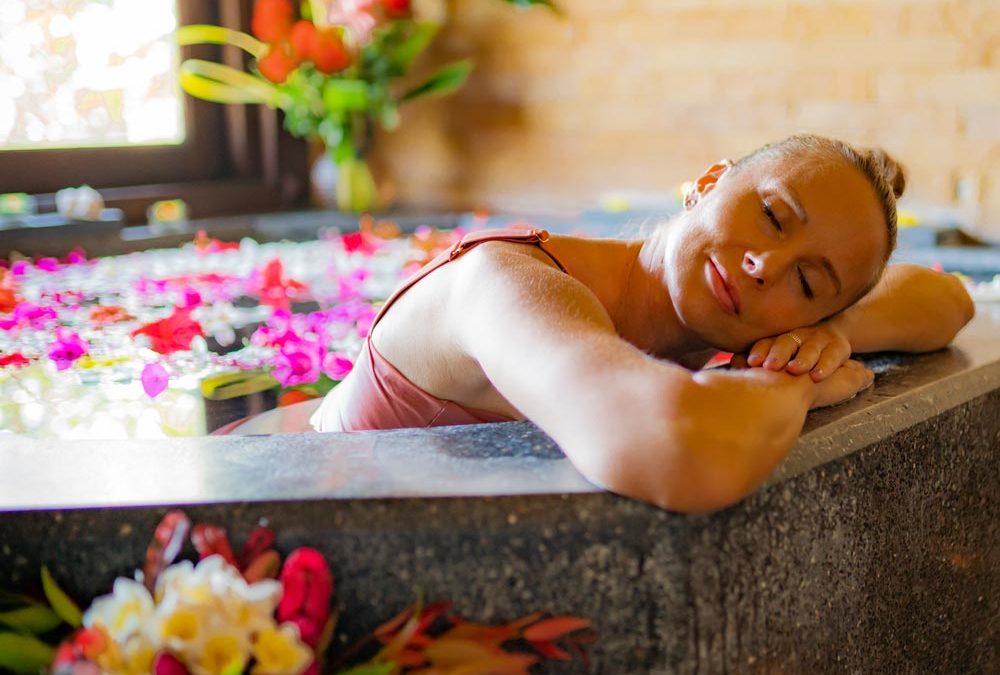 Jacuzzi Flower Bath, Ayurveda, Wellness, Yoga Retreats, Phuket Thailand, Mangosteen Ayurveda & Wellness Resort, Number 1 Ayurveda Resort In Thailand, Rawai, Phuket.
