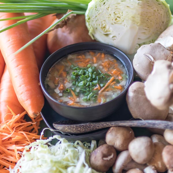 Clear Vegetable Mushroom Soup, Ayurvedic Cuisine, Ayurveda, Wellness, Yoga Retreats, Phuket Thailand, Mangosteen Ayurveda & Wellness Resort, Number 1 Ayurveda Resort In Thailand, Rawai, Phuket.